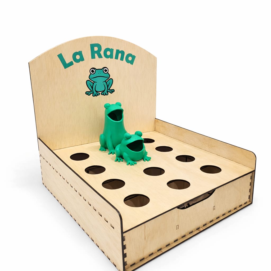 La Rana – Wooden Frog Toss Game | Juego de Rana Colombiano